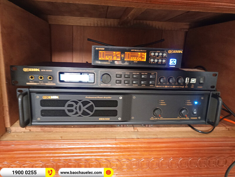 Lắp đặt dàn karaoke trị giá khoảng 40 triệu đồng cho chú Hùng ở Bắc Giang (BIK BSP 412II, VM 620A, BPR-8500, BKSound SW612-C, BJ-U100)