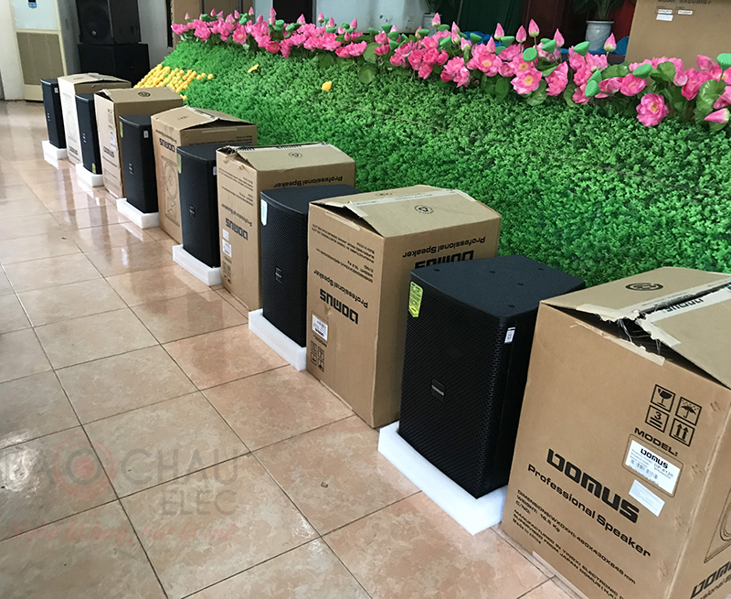 Lắp d&agrave;n &acirc;m thanh hội trường cho Trại giam Ngọc L&yacute; &ndash; Bắc Giang h11
