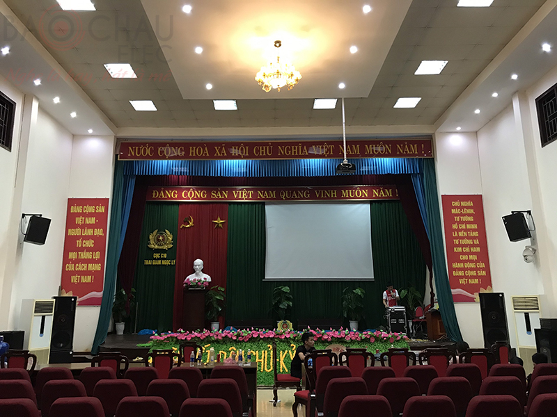 Lắp dàn âm thanh hội trường cho Trại giam Ngọc Lý – Bắc Giang
