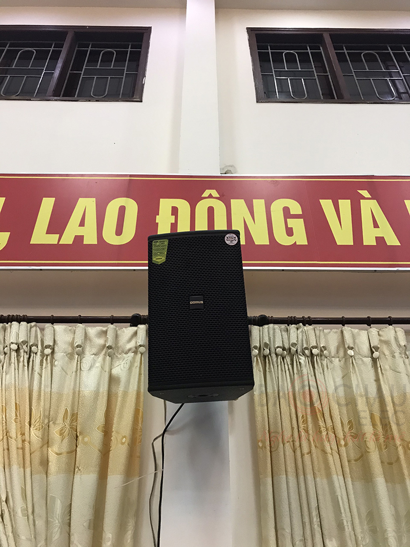 Lắp d&agrave;n &acirc;m thanh hội trường cho Trại giam Ngọc L&yacute; &ndash; Bắc Giang h3