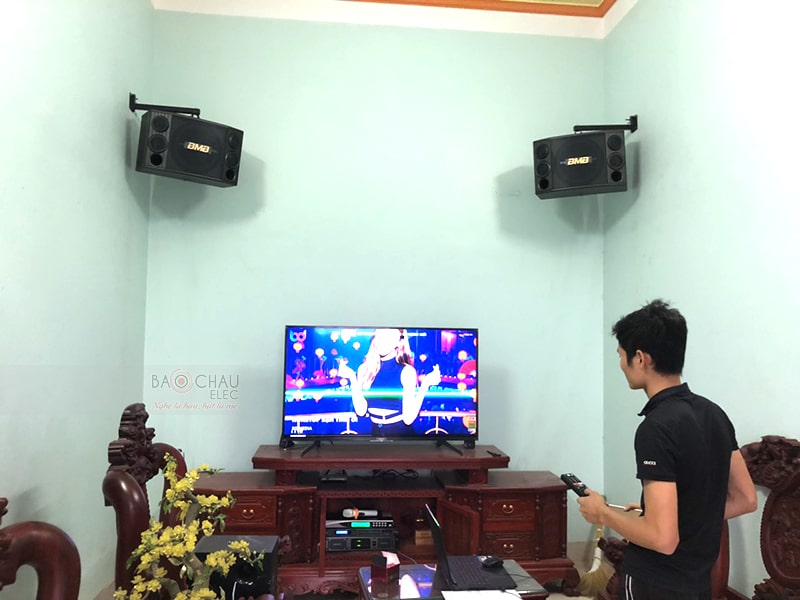 Dàn karaoke BMB cho gia đình anh Sơn ở Bắc Ninh h5