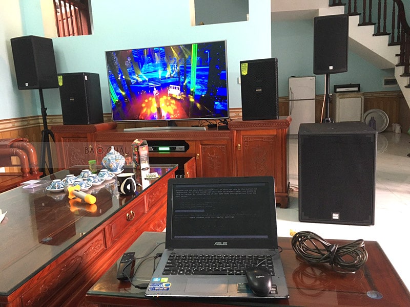 Dàn karaoke cao cấp cho gia đình anh Quân ở Bắc Ninh h7