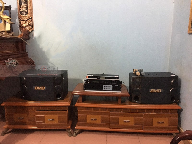 dàn karaoke cho gia đình anh Nhịp ở Bắc Ninh h4