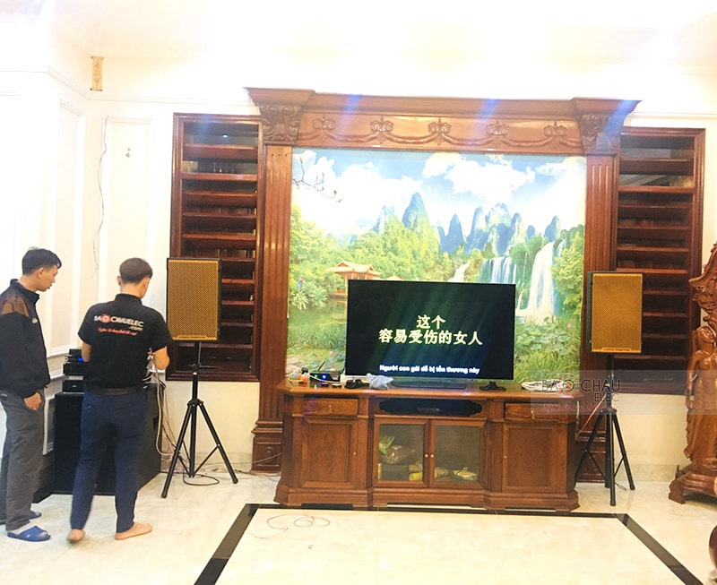 Dàn karaoke cao cấp gia đình anh Huấn ở Bãi Cháy h6
