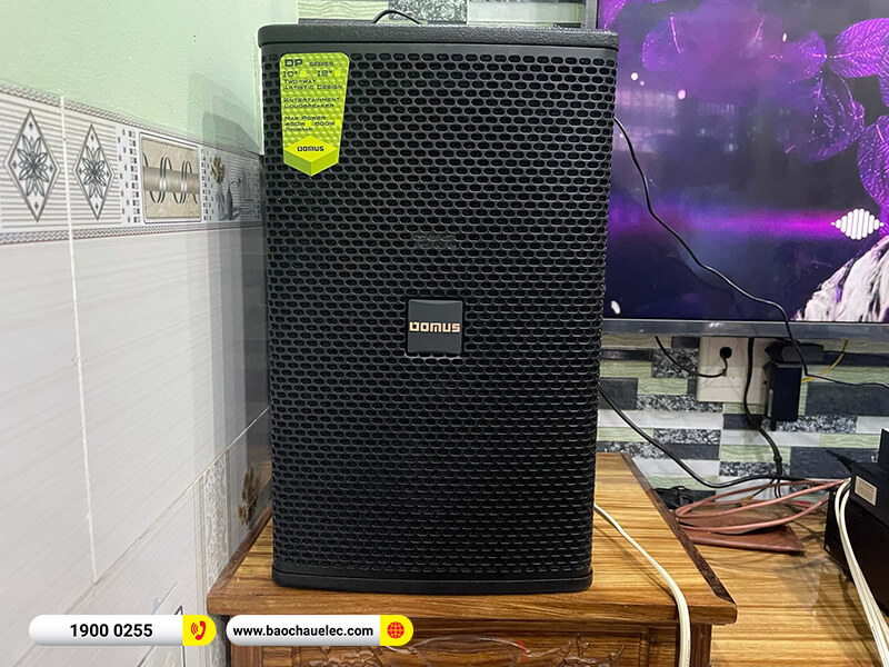 Lắp đặt dàn karaoke trị giá hơn 20 triệu cho anh Chính ở Bình Dương (Domus DP 6100, APP MZ-46, BKSound X5 Plus, BCE U900 Plus X)