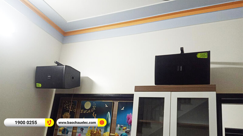 Lắp đặt dàn karaoke trị giá hơn 35 triệu cho anh Long tại Hà Nội (DP6120 Max, BIK VM 620A, BKSound X6 Luxury, SW512-B, BIK BJ-U500)