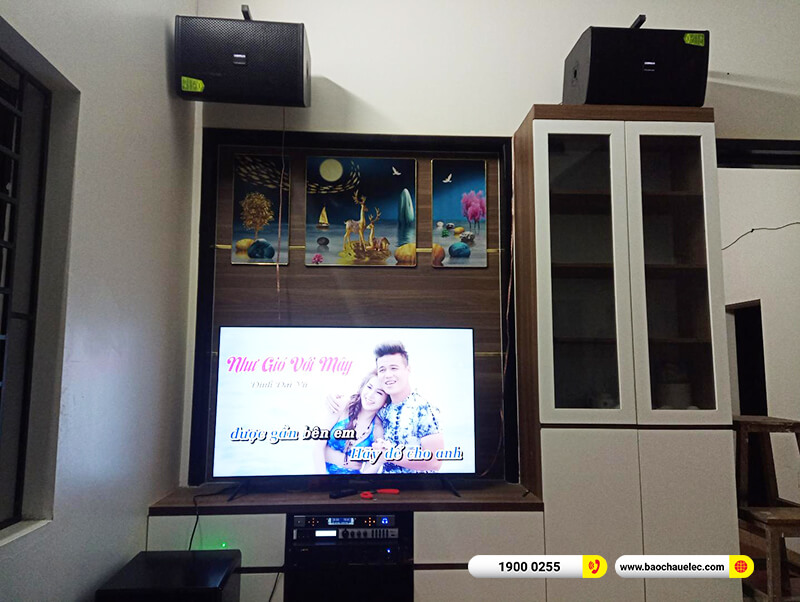 Lắp đặt dàn karaoke trị giá hơn 35 triệu cho anh Long tại Hà Nội (DP6120 Max, BIK VM 620A, BKSound X6 Luxury, SW512-B, BIK BJ-U500)