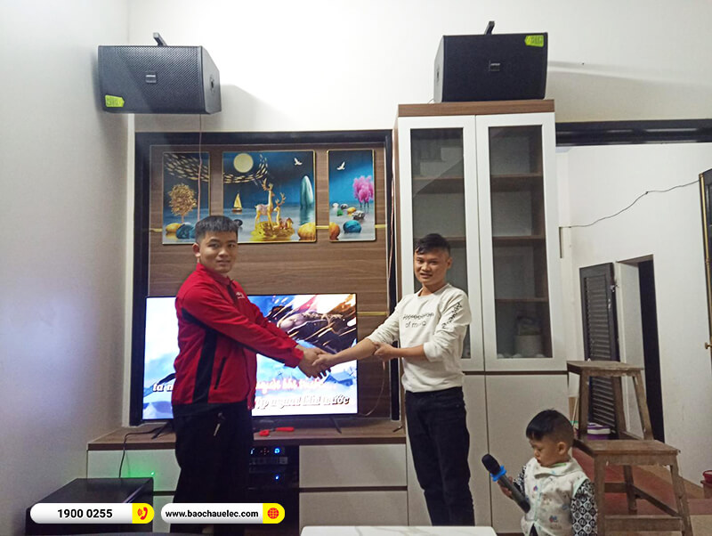 Lắp đặt dàn karaoke trị giá hơn 35 triệu cho anh Long tại Hà Nội (DP6120 Max, BIK VM 620A, BKSound X6 Luxury, SW512-B, BIK BJ-U500)