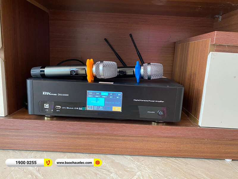 Lắp đặt dàn karaoke trị giá hơn 20 triệu cho anh Toàn ở Hải Phòng (Alto AT1000 II, BKSound DKA 6500, BKSound SW312B)