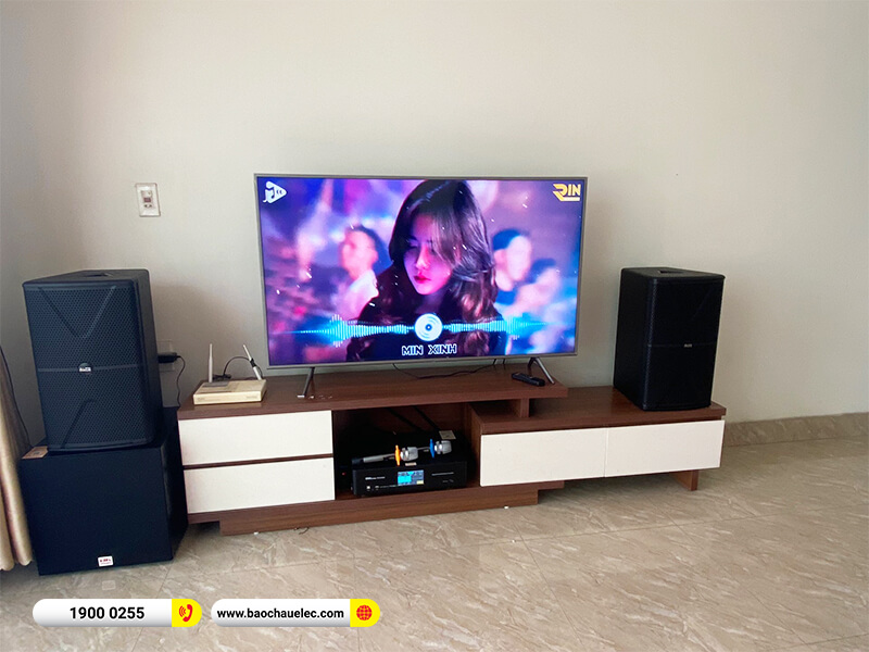 Lắp đặt dàn karaoke trị giá hơn 20 triệu cho anh Toàn ở Hải Phòng (Alto AT1000 II, BKSound DKA 6500, BKSound SW312B)
