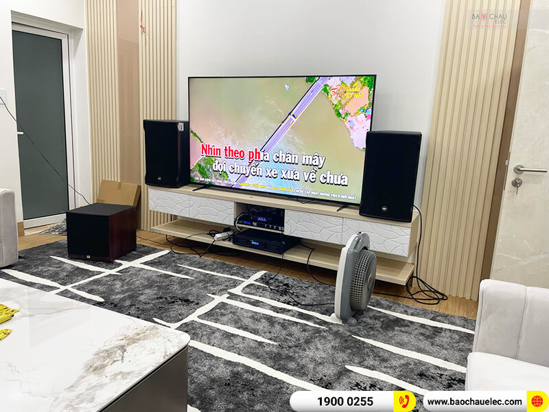 Lắp đặt dàn karaoke trị giá gần 90 triệu cho chị Linh ở Bình Dương (RCF C MAX 4112, BIK BPA-8200, KX180A, A120P, JBL VM300)