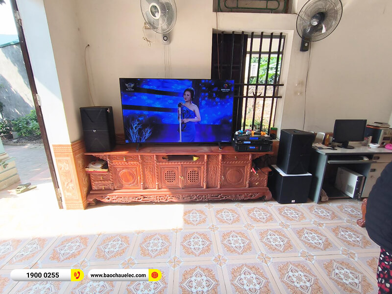 Lắp đặt dàn karaoke trị giá gần 30 triệu cho chị Phương ở Phú Thọ (Alto AT1000 II, BIK BPA-4200, BKSound X5 Plus, SW312B, BCE U900 Plus X)