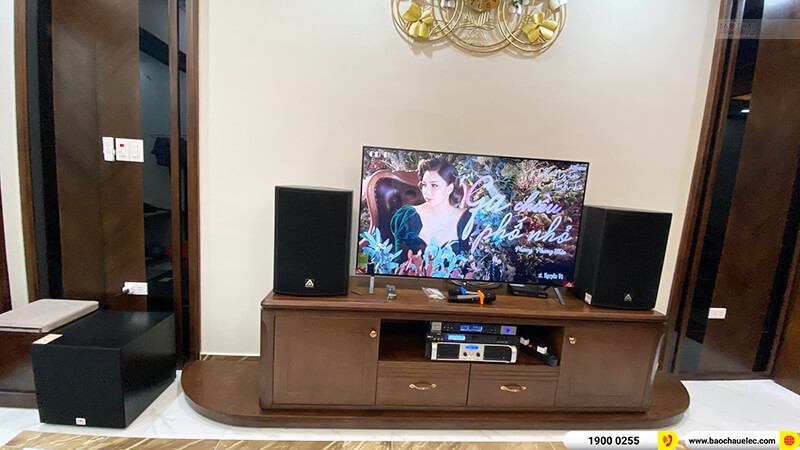 Lắp đặt dàn karaoke cho cô Loan ở Hải Phòng trị giá gần 53 triệu (BIK KSP 8012, AMATE KEY 10, Lenovo KX850, BKSound X5 PLUS, BKSound SW312B)