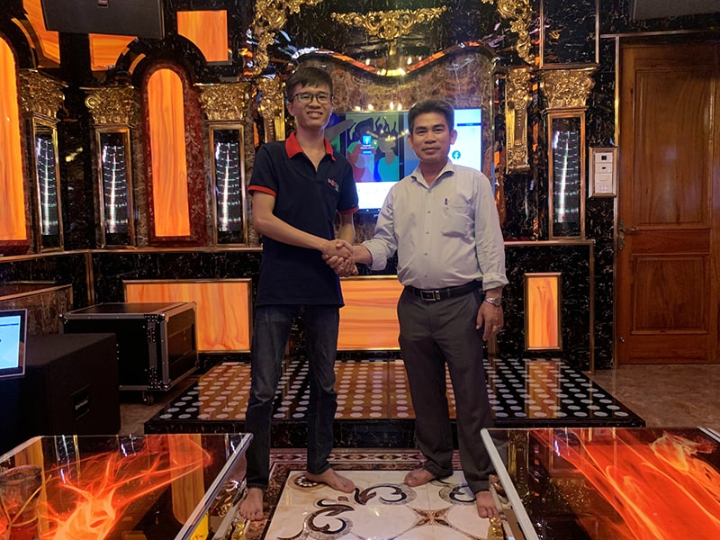Dàn karaoke Vip cho gia đình chị Thắm ở Biên Hòa h8