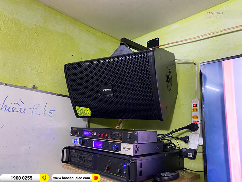 Nâng cấp bộ dàn karaoke gia đình cho Anh Nam tại Quận 7 TPHCM với đôi loa Domus cực hay