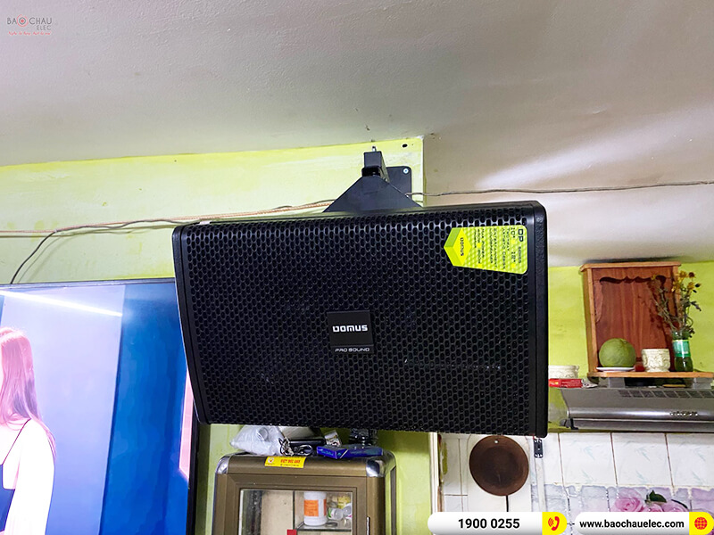 Nâng cấp bộ dàn karaoke gia đình cho Anh Nam tại Quận 7 TPHCM với đôi loa Domus cực hay
