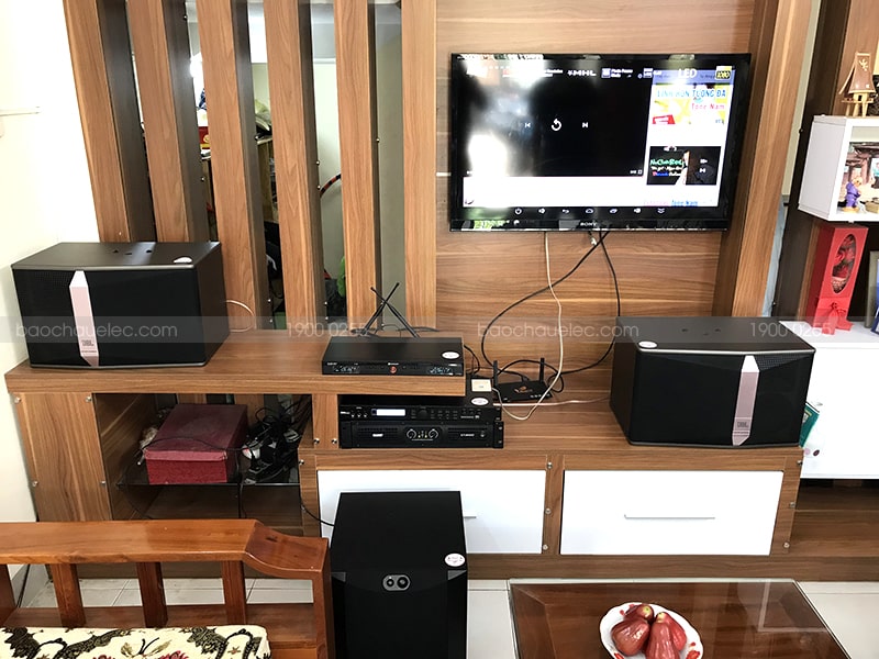 Dàn karaoke JBL cho gia đình anh Lích ở Trảng Dài