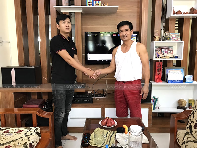Dàn karaoke JBL cho gia đình anh Lích ở Trảng Dài