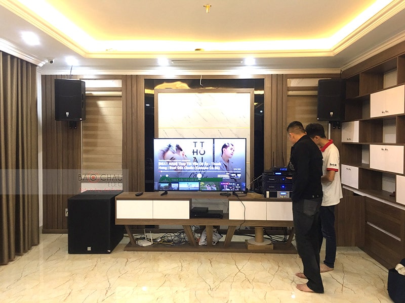 Dàn karaoke JBL siêu VIP cho gia đình anh Tâm ở Cẩm Phả h6
