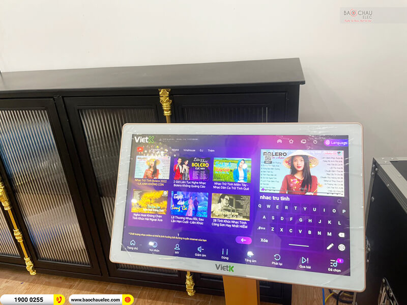 Lắp đặt hệ thống âm thanh phòng họp cho công ty TNHH Hào Hưng Quảng Ngãi (XS12, APP MZ66, VM640A, BPR-8500, W88PLUS, VietK Pro 6TB, VIETK 22, Bksound M8, VM300, 12U)