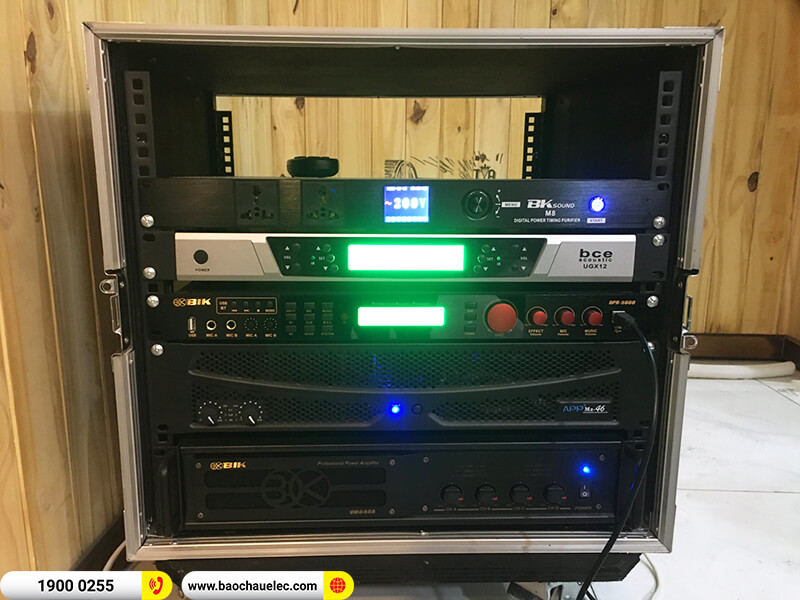 Lắp đặt dàn karaoke trị giá gần 75 triệu cho anh Lộc ở Đồng Tháp (BSP 412II, APP MZ-46, VM 640A, BPR-5600, BJ-W88Plus, BCE UGX12, 10U)