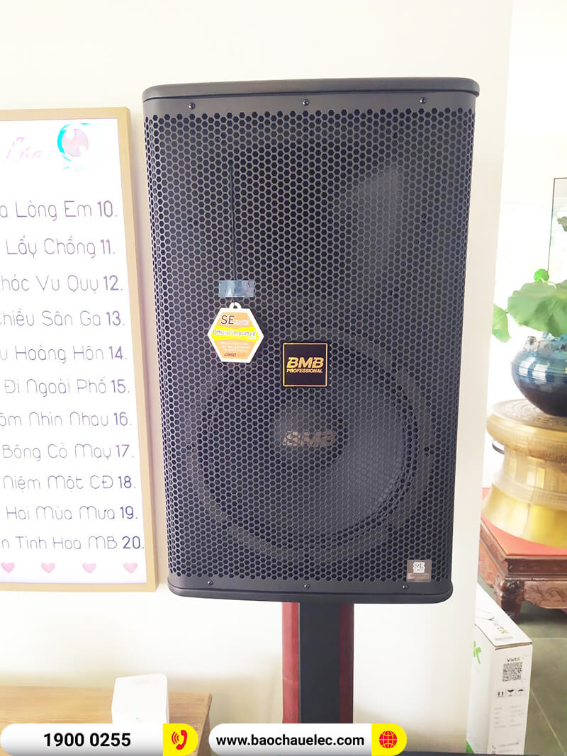Lắp đặt dàn karaoke trị giá gần 100 triệu cho chị Dương ở Hà Nội (CSS 1212SE, DAD 950, KX180A, JBL A120P, VM300, 4K Plus 4TB, Màn 22inch)