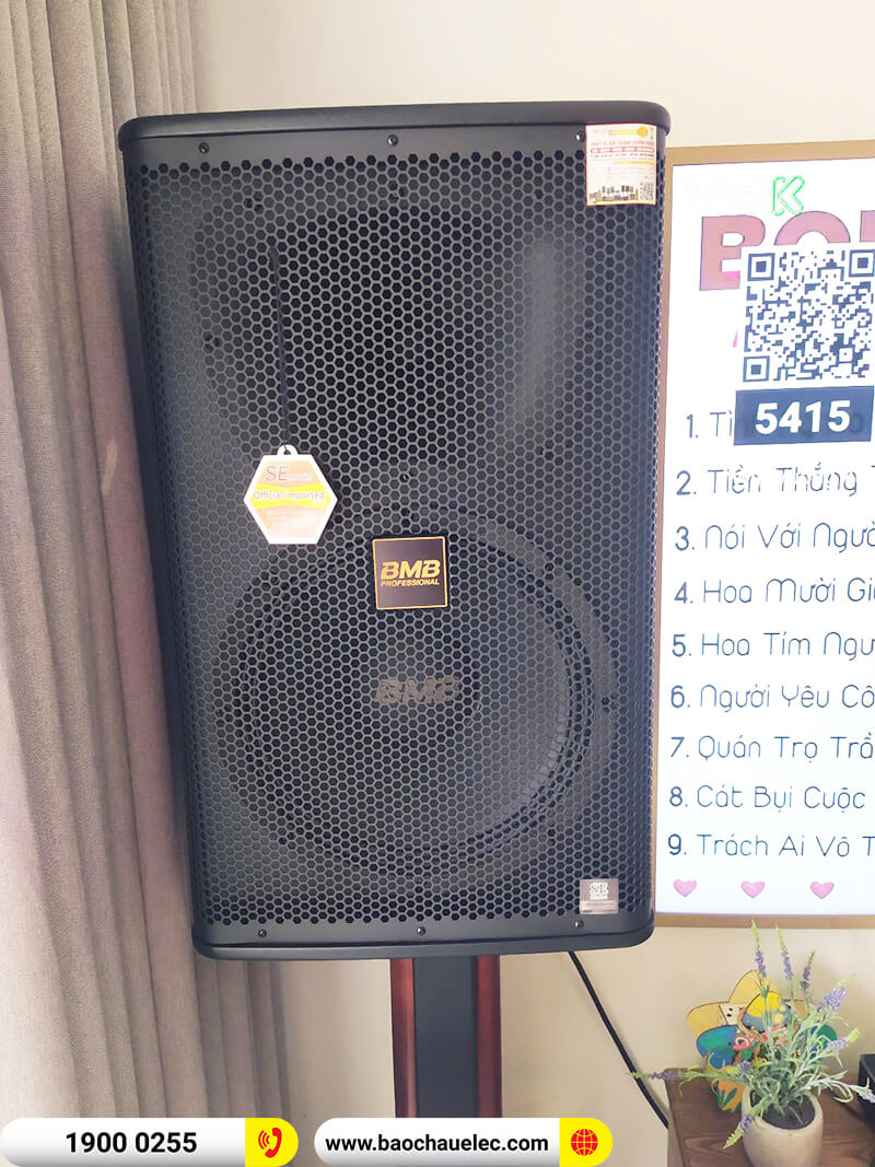 Lắp đặt dàn karaoke trị giá gần 100 triệu cho chị Dương ở Hà Nội (CSS 1212SE, DAD 950, KX180A, JBL A120P, VM300, 4K Plus 4TB, Màn 22inch)