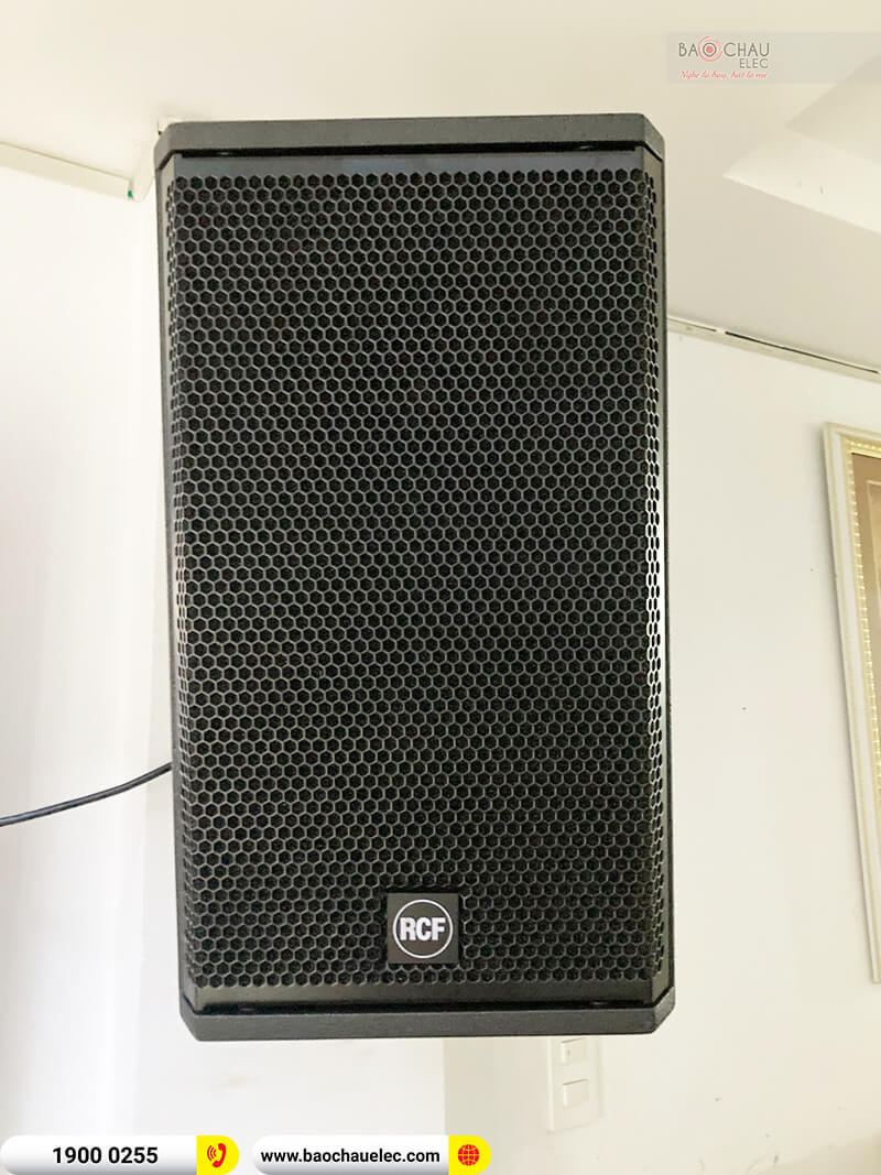 Lắp đặt dàn karaoke trị giá hơn 50 triệu cho chị Hà tại TP HCM (RCF X-MAX 10, BIK VM 630A, JBL KX180A, BIK BJ-W66PLUS)