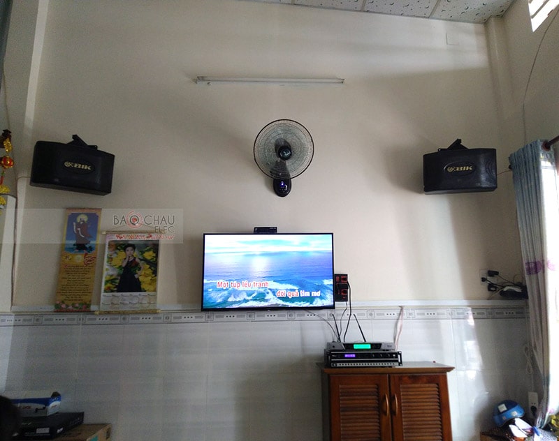 Dàn karaoke BIK của gia đình anh Mạnh ở Quận 12