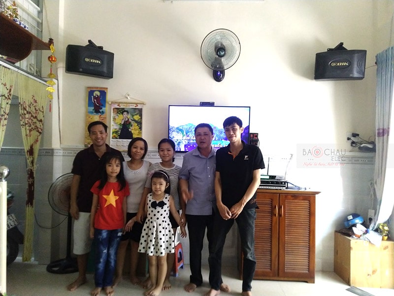 Dàn karaoke BIK của gia đình anh Mạnh ở Quận 12 h4