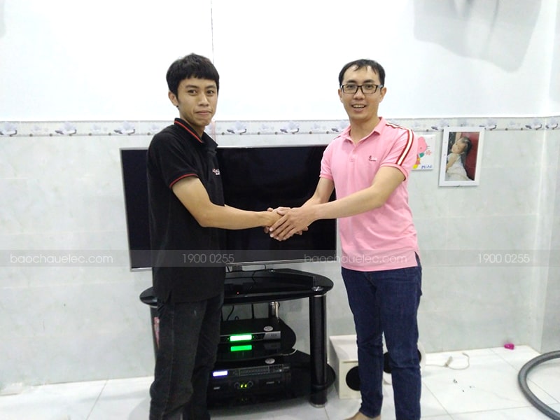 Lắp đặt dàn karaoke BIK cho gia đình anh Nhã ở Thủ Đức h4