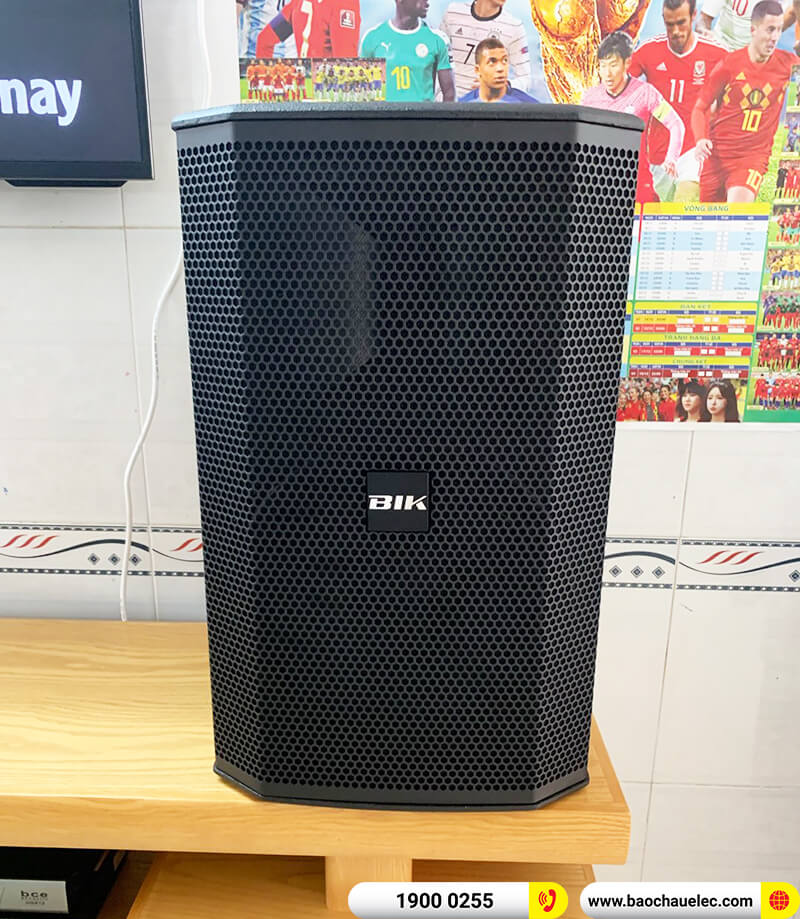 Lắp đặt dàn karaoke trị giá khoảng 36 triệu đồng cho anh Hiền ở TP HCM (BSP 412II, VM 620A, BKSound KX6, SW512-C, BCE UGX12)