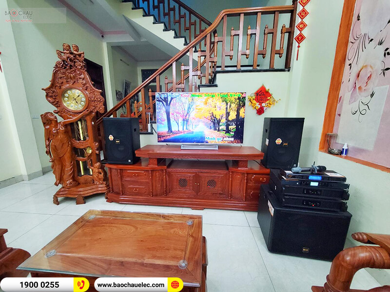 Lắp đặt dàn karaoke BMB trị giá gần 115 triệu cho anh Khuynh ở Hưng Yên (BMB CSS 1212SE, BMB DAD 950, BMB KSP 50, BMB CSW-115, BMB WB-5000)