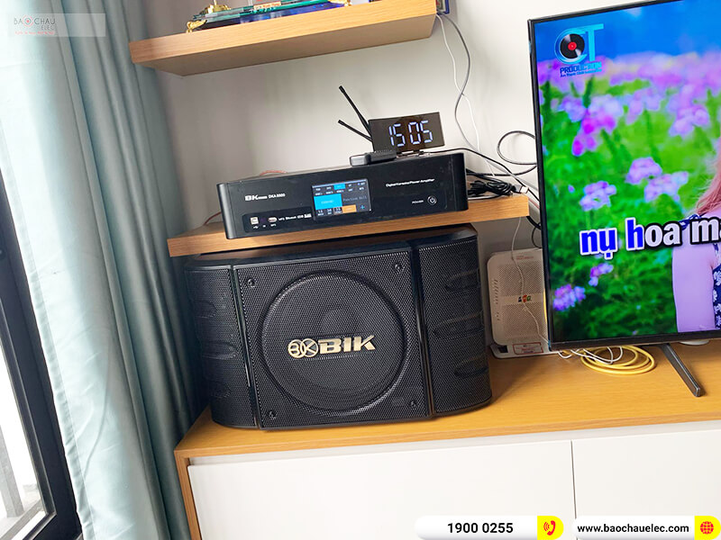 Lắp đặt dàn karaoke, nghe nhạc trị giá khoảng 20 triệu cho anh Quang tại TPHCM (BIK BS-999X, BKSound DKA 8500)