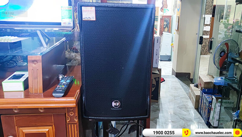 Lắp đặt dàn karaoke trị giá gần 100 triệu cho chị Hoa ở TPHCM (RCF EMAX 3110 MKII, Alto MP 2750, AAP K9900 II Luxury, Klipsch SPL-120, BKSound M8, Plus 4TB, Màn 22 inch, BCE VIP6000)