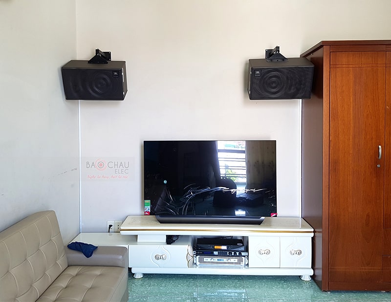 Bộ d&agrave;n karaoke jbl lắp đặt ở quận B&igrave;nh Thạnh