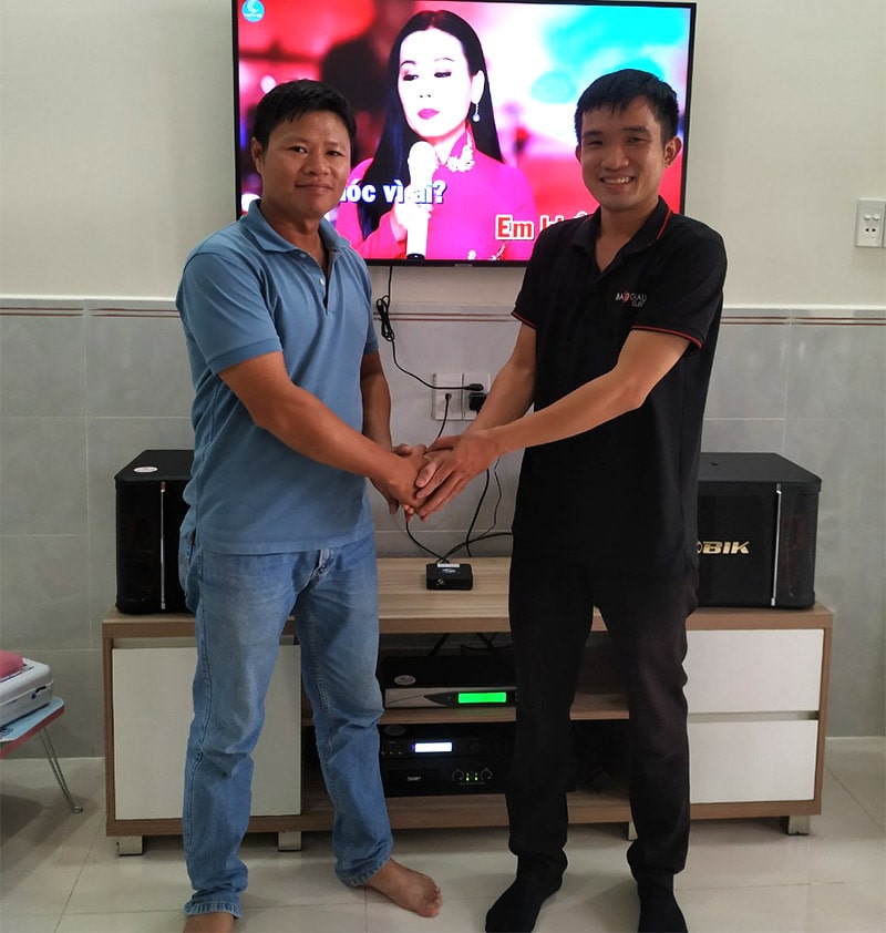 Dàn karaoke BIK cho gia đình anh Dũng ở Hooc Môn h4