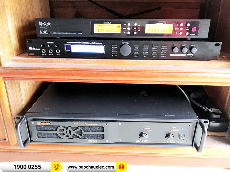 Lắp đặt dàn karaoke trị giá gần 30 triệu cho anh Hùng ở Hà Nam (Alto AT2000 II, BIK VM 620A, BKSound X5 Plus, BCE U900 Plus)