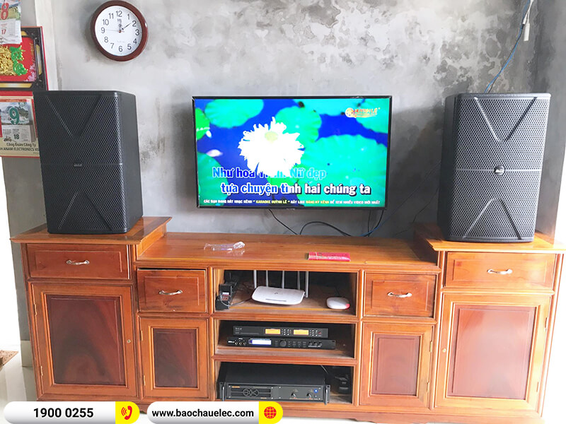 Lắp đặt dàn karaoke trị giá gần 30 triệu cho anh Hùng ở Hà Nam (Alto AT2000 II, BIK VM 620A, BKSound X5 Plus, BCE U900 Plus)