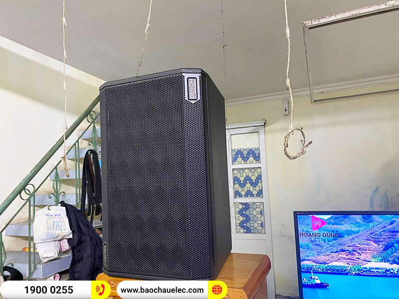 Lắp đặt dàn karaoke trị giá gần 35 triệu đồng cho anh Nghĩa ở Hải Phòng (Denon DP-R312, APP MZ-66, BKSound X5 Plus, SW612-C, U900 Plus X)