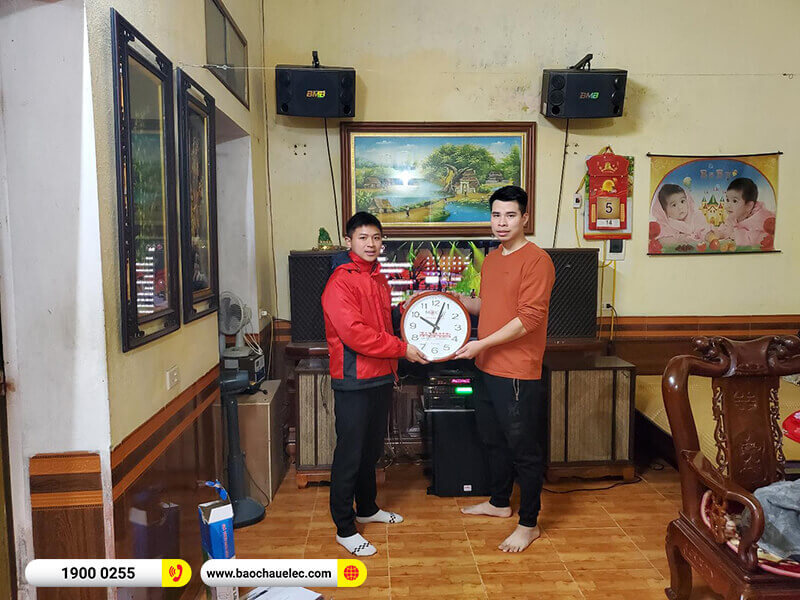 Lắp đặt dàn karaoke trị giá gần 45 triệu cho gia đình anh Tuấn ở Hà Nam (BMB CSD 880SE, VM 820A, BPR-5600, BKSound SW612-B, BIK BJ-U600)
