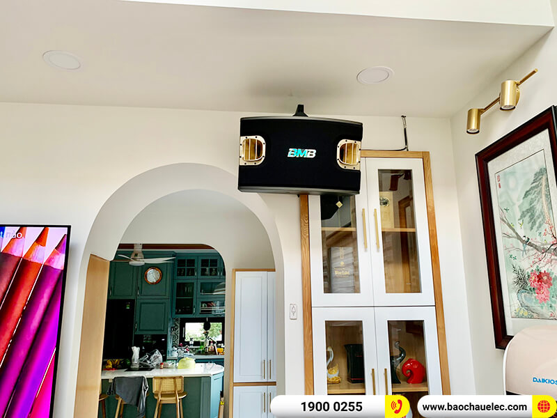 Lắp đặt dàn karaoke trị giá gần 90 triệu cho anh Kiên ở TPHCM (BMB CSV 900SE, DAD 950, KSP 50, WB-5000, 4K Plus 4TB, Màn 22inch)