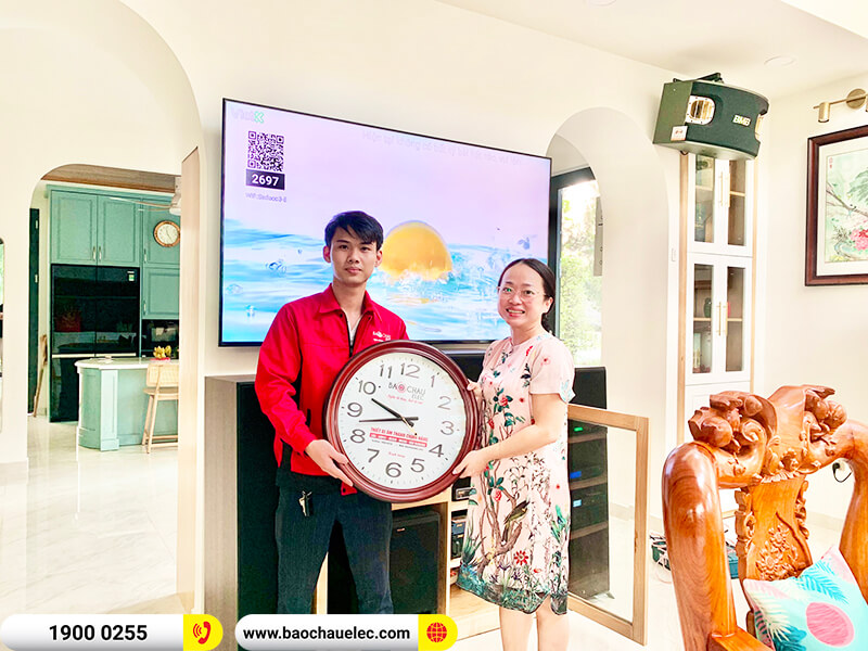 Lắp đặt dàn karaoke trị giá gần 90 triệu cho anh Kiên ở TPHCM (BMB CSV 900SE, DAD 950, KSP 50, WB-5000, 4K Plus 4TB, Màn 22inch)