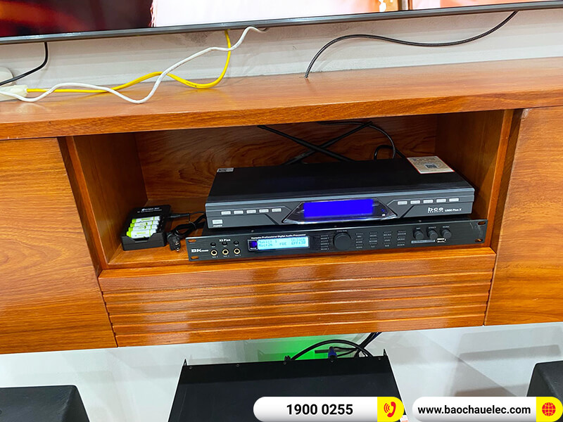 Lắp đặt dàn karaoke trị giá hơn 40 triệu cho chị Yến ở Hà Nội (BMB CSS 1210SE, VM 620A, X5 Plus, SW512-B, BCE U900 Plus X)