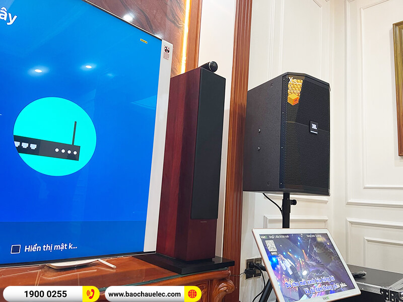 Lắp đặt dàn karaoke, nghe nhạc trị giá khoảng 350 triệu cho chú Tú ở Hải Dương (B&W 702 S2, Accuphase E380, Marantz ND8006, JBL XS12...)