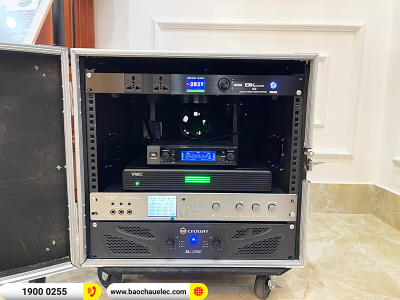 Lắp đặt dàn karaoke, nghe nhạc trị giá khoảng 350 triệu cho chú Tú ở Hải Dương (B&W 702 S2, Accuphase E380, Marantz ND8006, JBL XS12...)