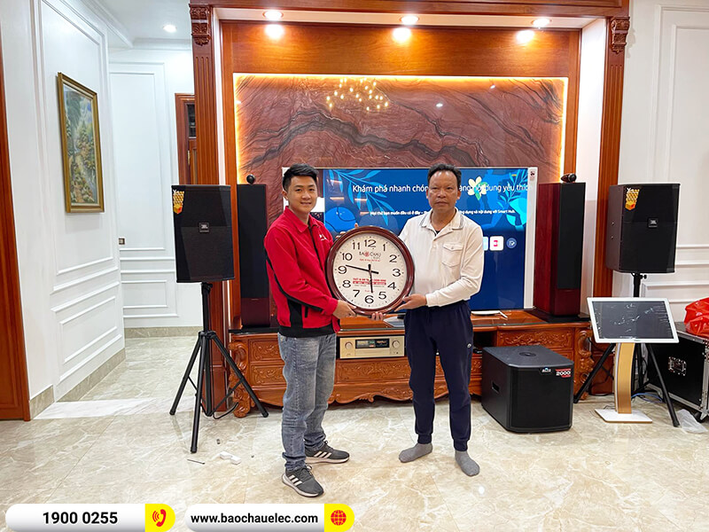 Lắp đặt d&agrave;n&nbsp;karaoke, nghe nhạc&nbsp;trị gi&aacute; khoảng 350 triệu cho ch&uacute; T&uacute; ở Hải Dương (B&W 702 S2,&nbsp;Accuphase E380,&nbsp;Marantz ND8006,&nbsp;JBL XS12...)