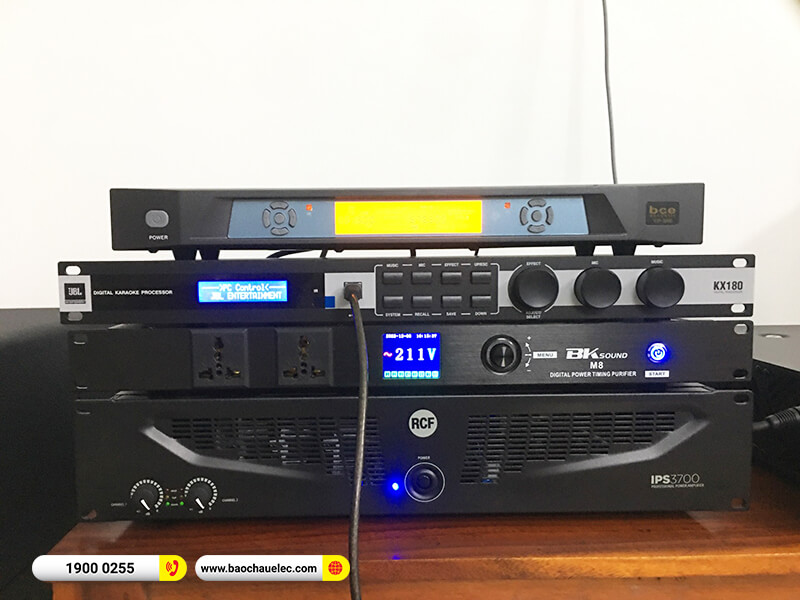 ​ ​Lắp đặt dàn karaoke trị giá hơn 130 triệu đồng cho anh Phương ở Sóc Trăng ( RCF C MAX 4112, RCF IPS 3700, APP MZ-86, KX180A, PRX 418S, BCE VIP 3000)