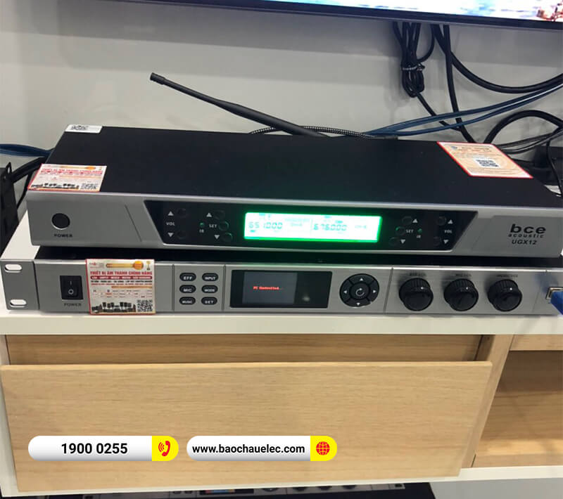 Lắp đặt dàn karaoke trị giá hơn 30 triệu cho anh Sơn ở TPHCM (Domus DP6100 Max, BIK VM 620A, BKSound KX6, BKSound SW612-C, BCE UGX12)