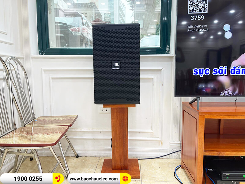 Lắp đặt hệ thống âm thanh cho công ty TNHH MTV Trắc địa Bản đồ (JBL KP4012 G2, BIK VM 820A, KX180A, SW815, BCE UGX12 Plus, 4K Plus 4TB,...)
